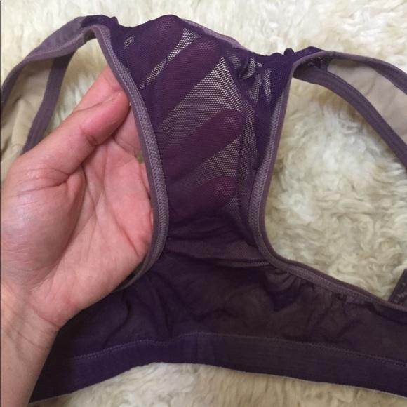 LULULEMON mauve mesh back XS sports bra - Picture 4 of 6